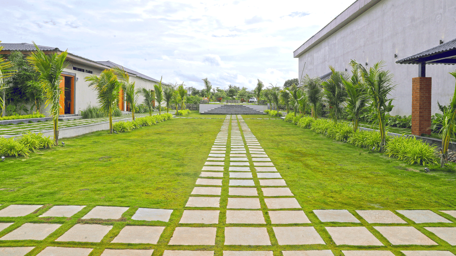 Peaceful landscape view