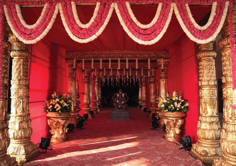 Outdoor wedding venue Hyderabad
