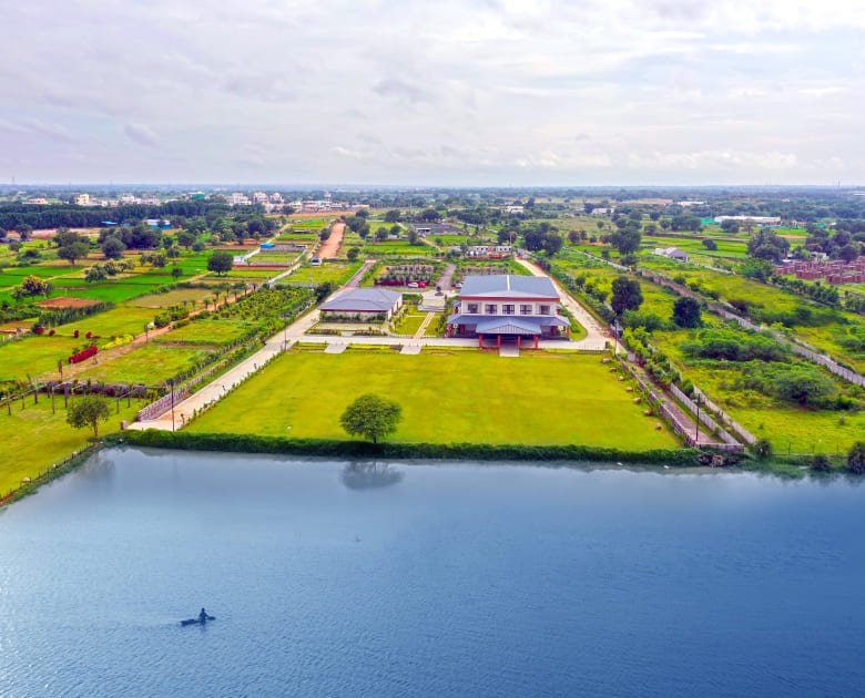 Calm nature scenery for stress relief